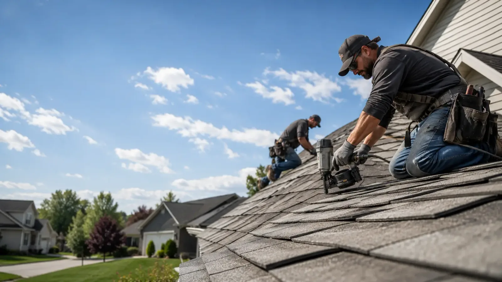 Storm Damage Roof Repair in Slatedale, PA near me